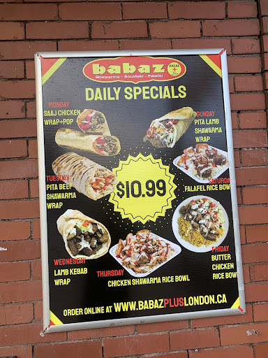 Photo of Babaz Plus Shawarma London - 605 Richmond St Unit B, London, ON N6A 3G3